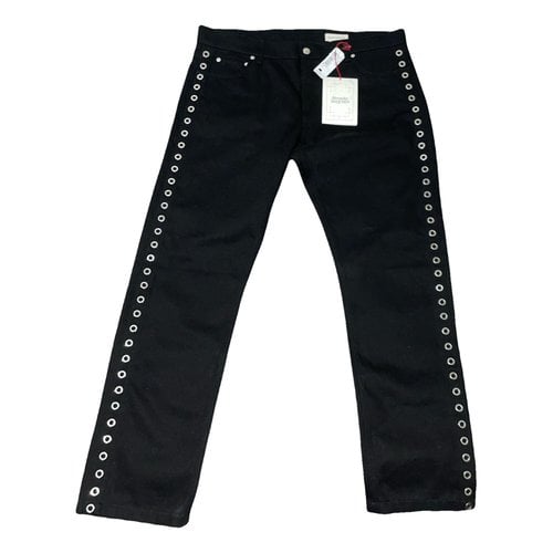 Pre-owned Alexander Mcqueen Jeans In Black