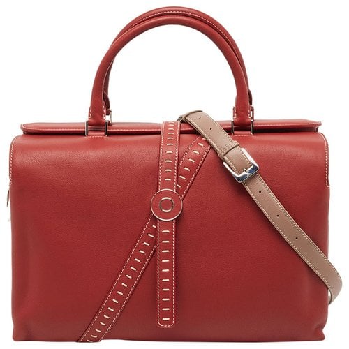 Pre-owned Loro Piana Leather Bag In Red