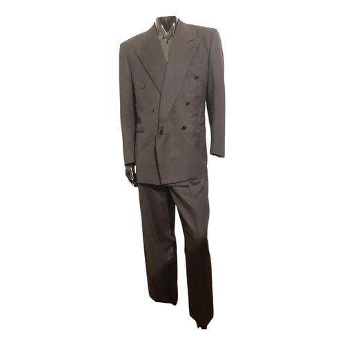 Pre-owned Pal Zileri Wool Suit In Grey