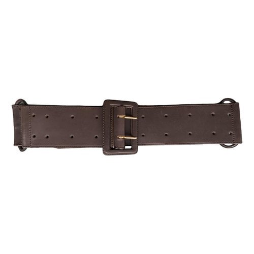 Pre-owned Lemaire Leather Belt In Khaki