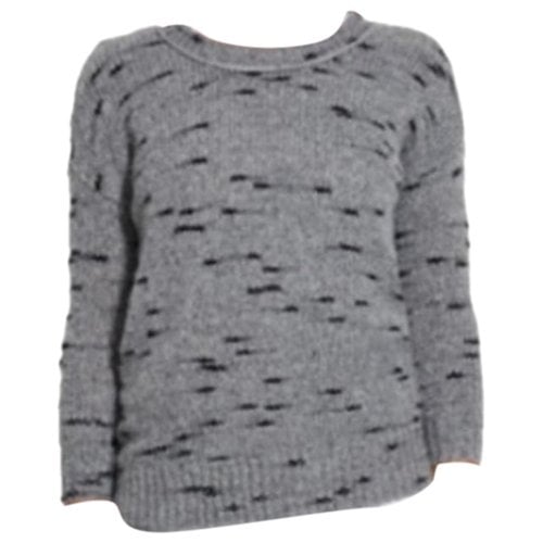 Pre-owned Madewell Wool Blouse In Grey