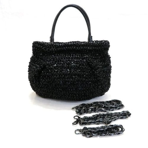 Pre-owned Anteprima Cloth Handbag In Black