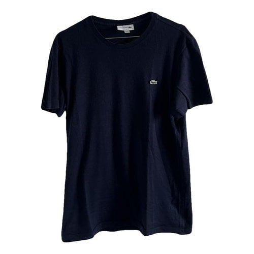 Pre-owned Lacoste T-shirt In Navy