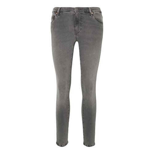 Pre-owned Ag Slim Jeans In Grey