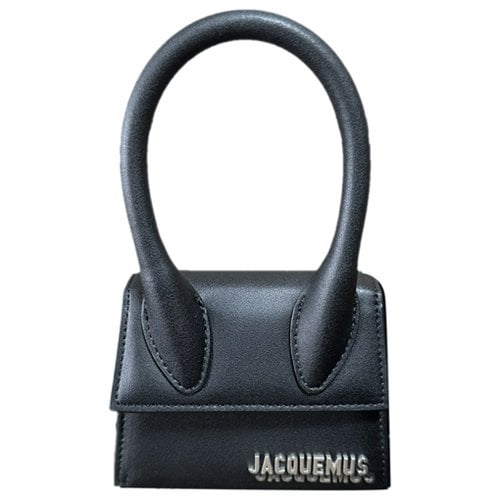 Pre-owned Jacquemus Leather Bag In Black