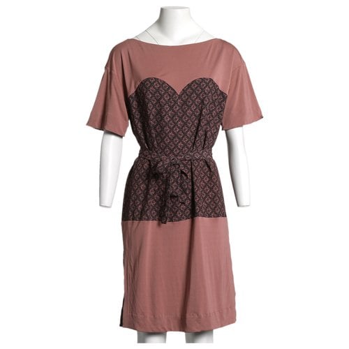 Pre-owned Louis Vuitton Mid-length Dress In Pink