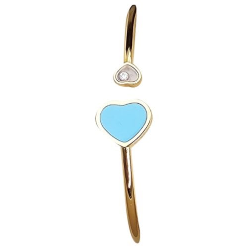 Pre-owned Chopard Happy Hearts Bracelet In Turquoise