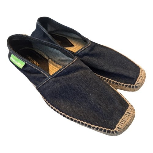 Pre-owned Dsquared2 Flats In Blue