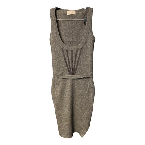 Pre-owned Malo Cashmere Dress In Grey