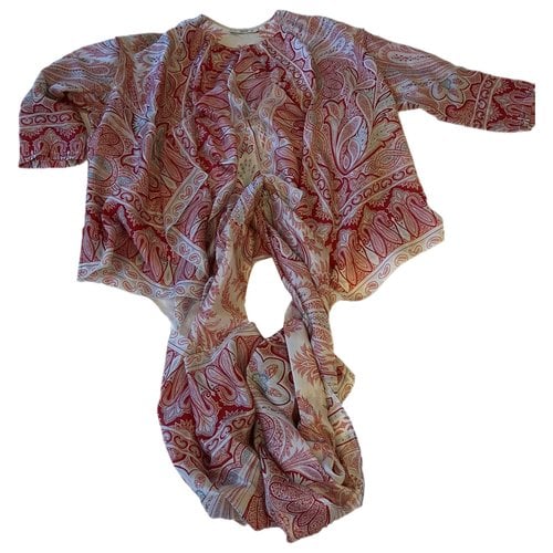Pre-owned Etro Silk Tunic In Red