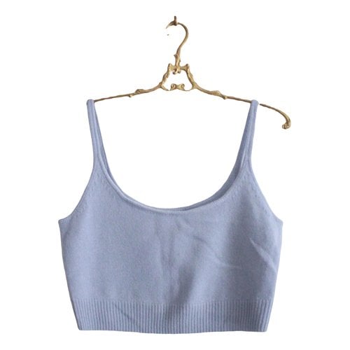 Pre-owned Reformation Cashmere Camisole In Blue