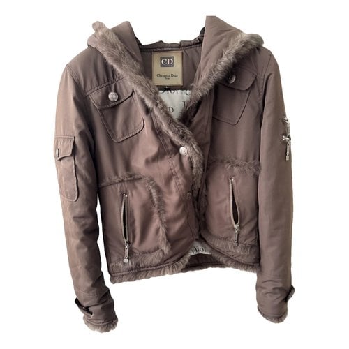 Pre-owned Dior Puffer In Brown