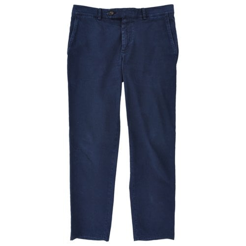 Pre-owned Brunello Cucinelli Trousers In Blue