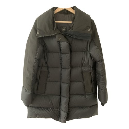 Pre-owned Canada Goose Caban In Black