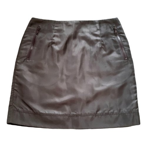 Pre-owned Aspesi Mini Skirt In Brown