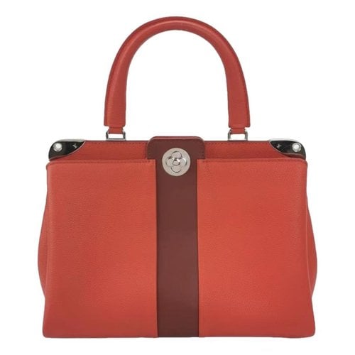 Pre-owned Louis Vuitton Astrid Leather Handbag In Red