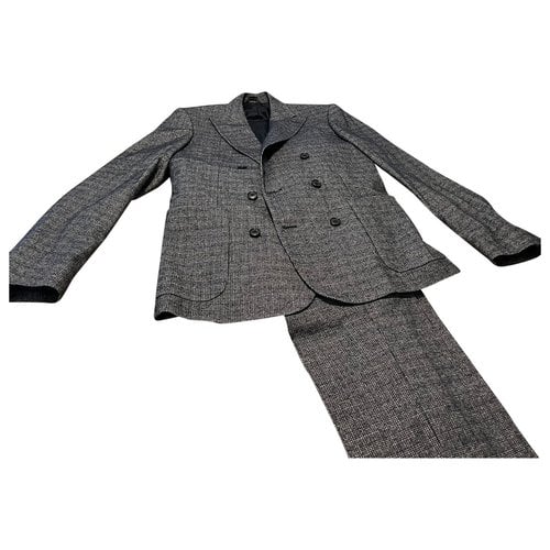 Pre-owned Alessandro Dell'acqua Wool Suit In Grey