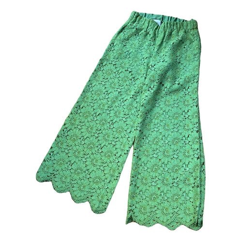 Pre-owned Gucci Large Pants In Green