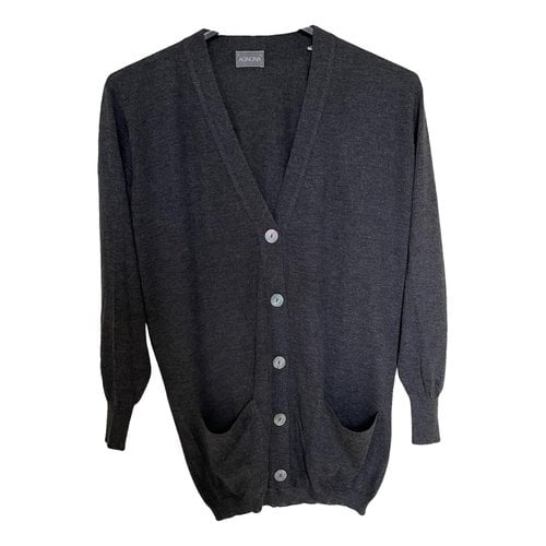 Pre-owned Agnona Cashmere Cardigan In Grey