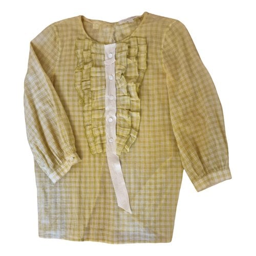 Pre-owned Marc Jacobs Blouse In Yellow