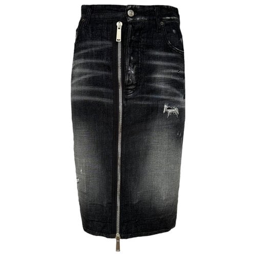 Pre-owned Dsquared2 Mid-length Skirt In Blue