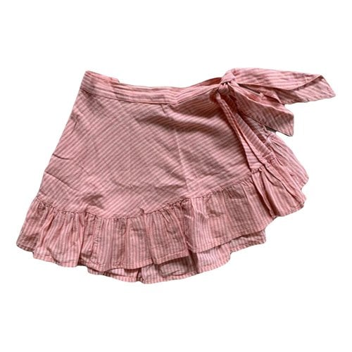 Pre-owned Emily Levine Mini Skirt In Pink