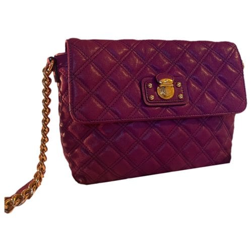Pre-owned Marc Jacobs Single Leather Handbag In Purple