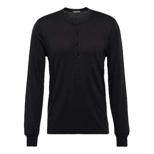 Pre-owned Tom Ford Polo Shirt In Black