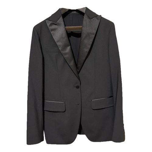Pre-owned Dsquared2 Wool Suit In Black