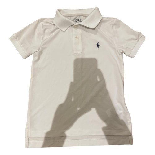 Pre-owned Polo Ralph Lauren Kids' Polo In White