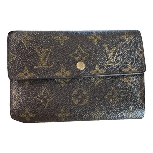 Pre-owned Louis Vuitton Alexandra Wallet In Brown