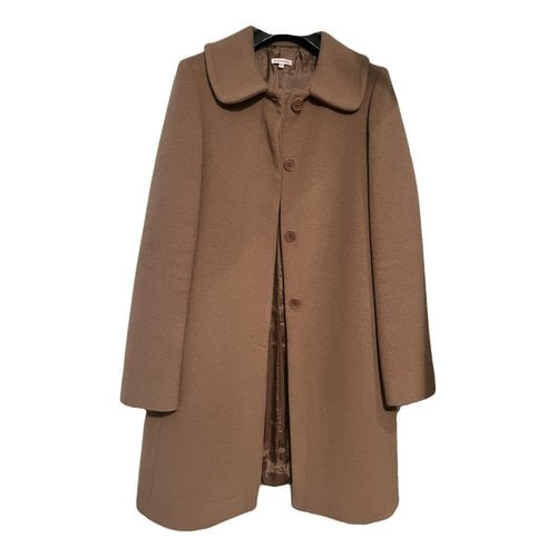 Pre-owned P.a.r.o.s.h Coat In Camel