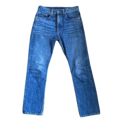 Pre-owned Brock Collection Straight Jeans In Blue