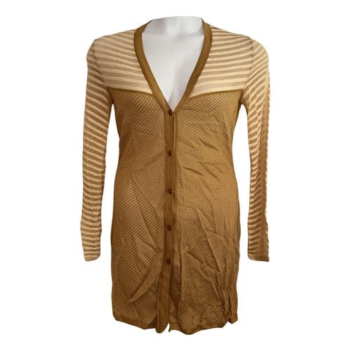 Pre-owned Missoni Cardigan In Gold