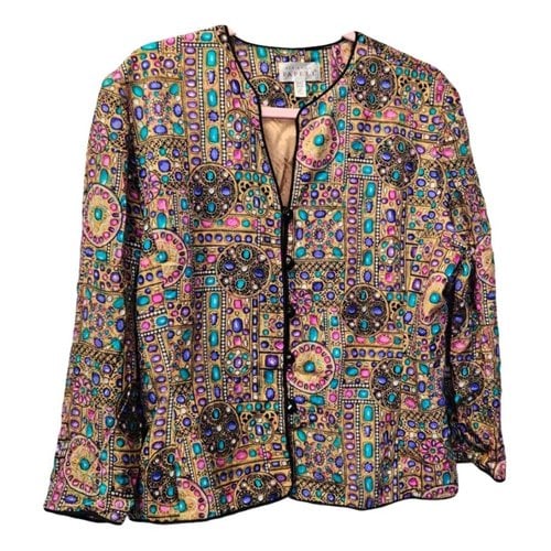 Pre-owned Adrianna Papell Silk Blouse In Multicolour