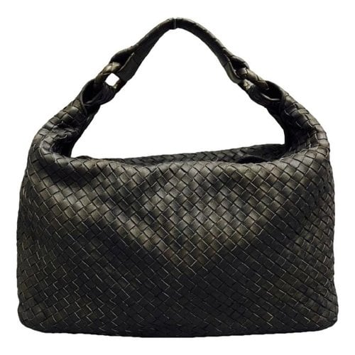 Pre-owned Bottega Veneta Sloane Leather Handbag In Grey