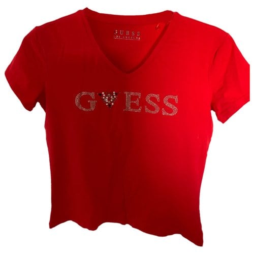 Pre-owned Guess Top In Red