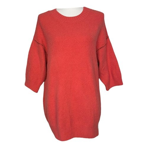 Pre-owned Anthropologie Wool Jumper In Red