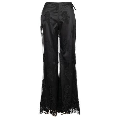 Pre-owned La Perla Trousers In Black