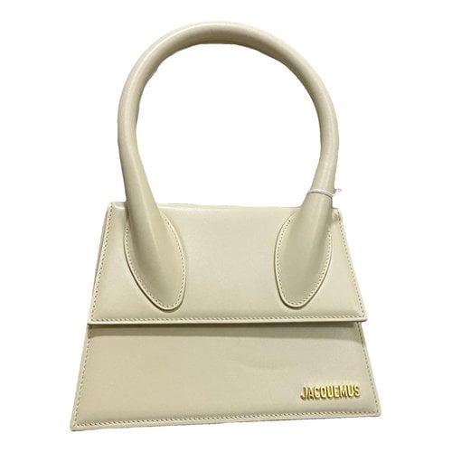 Pre-owned Jacquemus Le Grand Chiquito Leather Handbag In Yellow