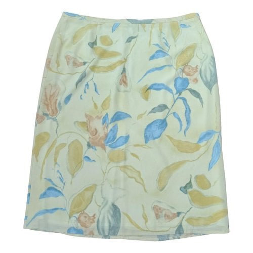 Pre-owned Burberry Mid-length Skirt In Yellow