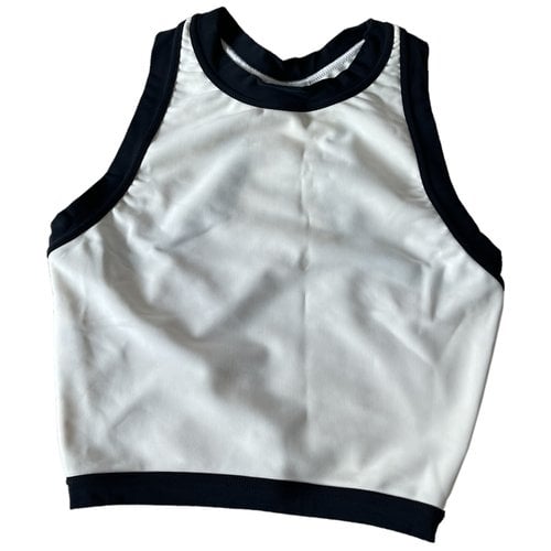 Pre-owned Chanel Vest In White