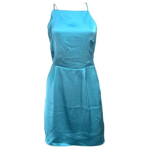 Pre-owned Samsoe & Samsoe Mini Dress In Blue