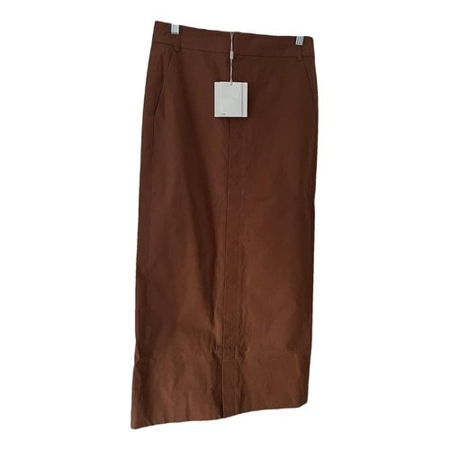 Pre-owned Tibi Mid-length Skirt In Brown