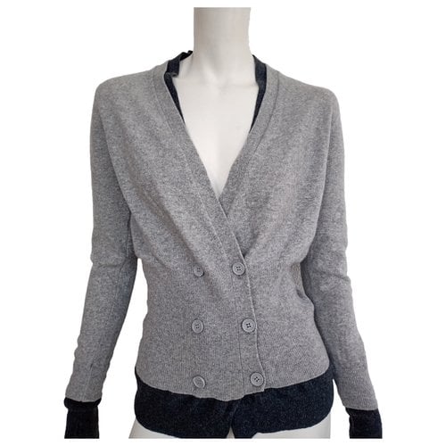 Pre-owned Dondup Cashmere Cardigan In Grey