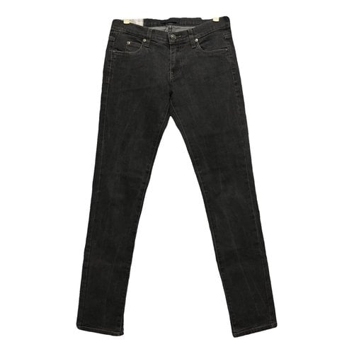 Pre-owned Jil Sander Slim Jeans In Black