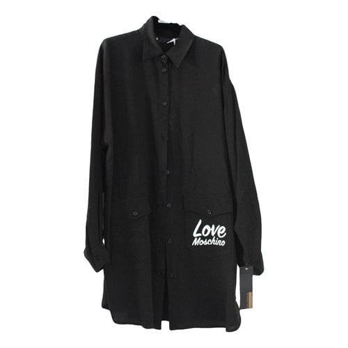 Pre-owned Moschino Love Shirt In Black