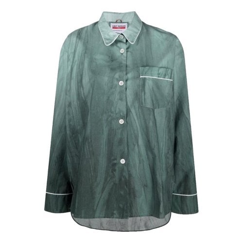 Pre-owned Umit Benan Shirt In Green
