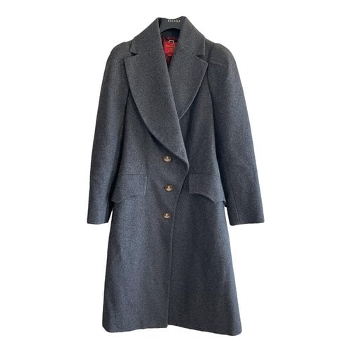 Pre-owned Vivienne Westwood Red Label Wool Coat In Grey