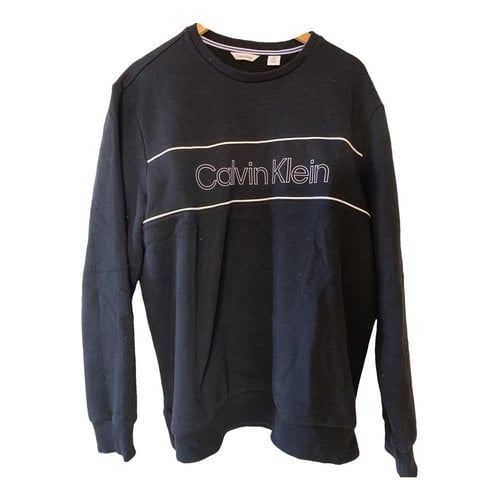 Pre-owned Calvin Klein Pull In Black